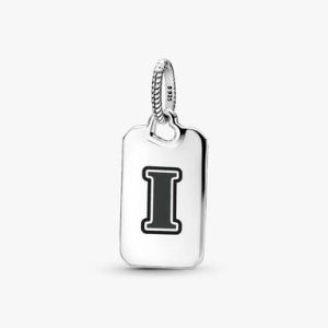 Letter I Rectangle Pendant