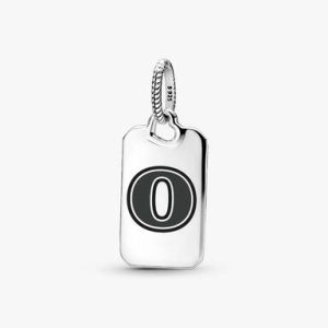 Letter O Rectangle Pendant