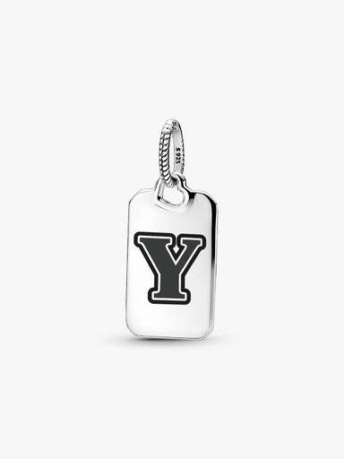 Letter Y Rectangle Pendant