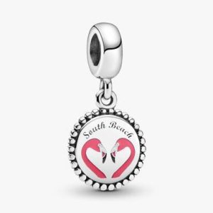 FINAL SALE - South Beach Flamingo Dangle Charm