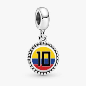 Colombia #10 Soccer Charm