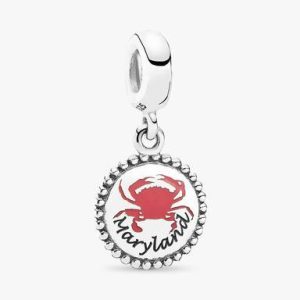Maryland Crab Dangle Charm