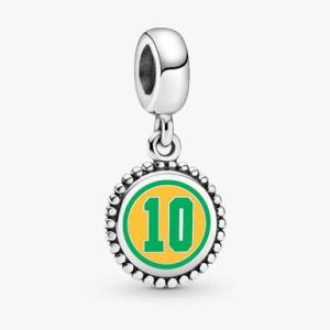 Brazil #10 Soccer Charm