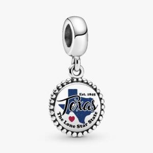 FINAL SALE - Texas State Map Dangle Charm