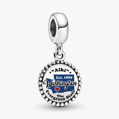 FINAL SALE - Washington Map Dangle Charm