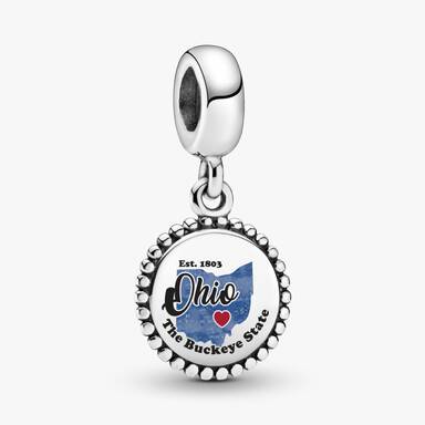 FINAL SALE - Ohio Map Dangle Charm