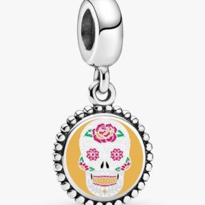 Sugar Skull Dangle Charm