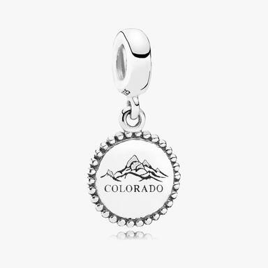 Colorado Snow Cap Dangle Charm