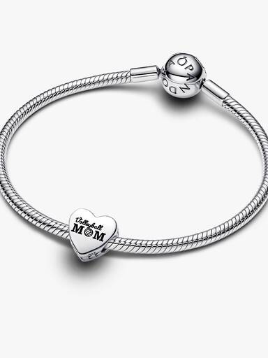 Volleyball Mom Heart Charm - Image 3