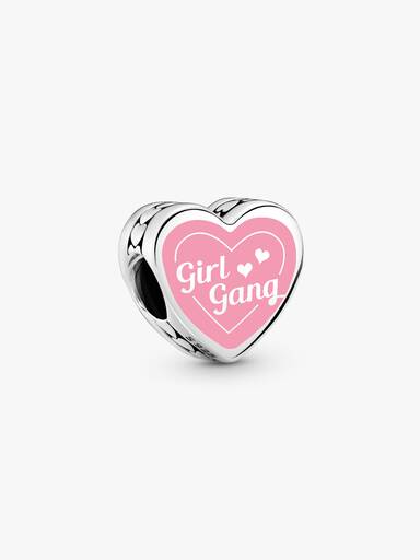 Girl Gang Heart Charm