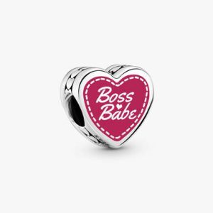Boss Babe Heart Charm