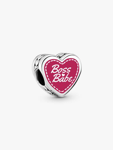 Boss Babe Heart Charm