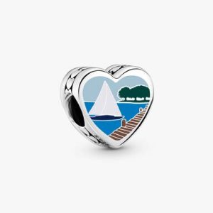 Connecticut Heart Charm