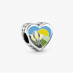 Iowa Heart Charm