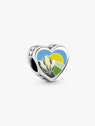 Iowa Heart Charm