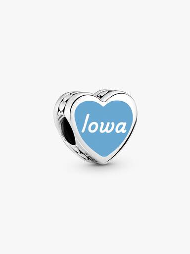 Iowa Heart Charm - Image 2