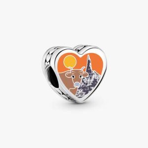Nebraska Heart Charm