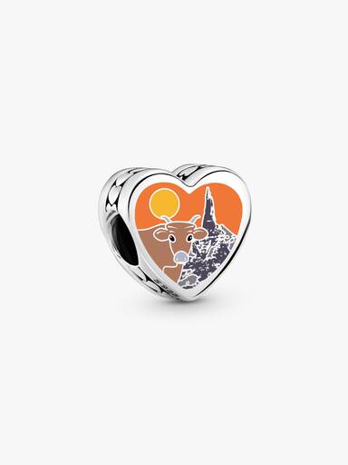 Nebraska Heart Charm