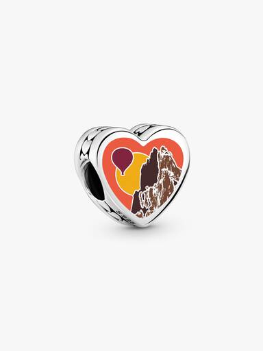New Mexico Heart Charm