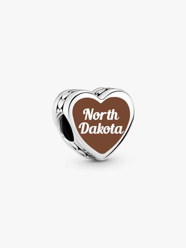 North Dakota Heart Charm - Image 3