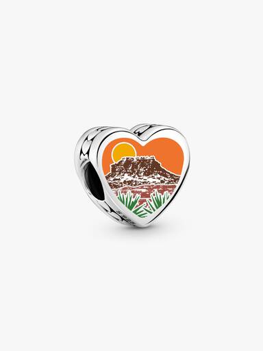 Oklahoma Heart Charm