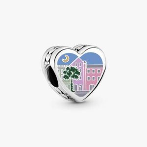 South Carolina Heart Charm