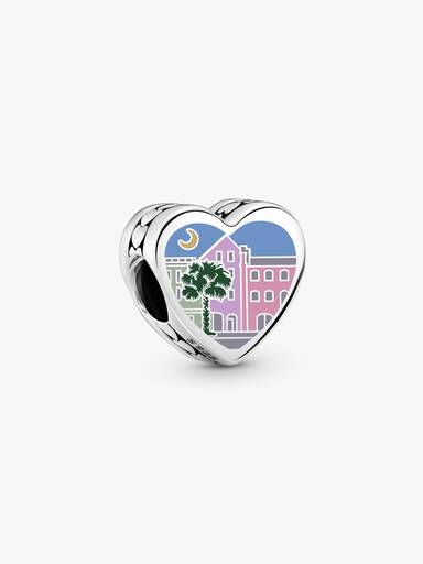South Carolina Heart Charm