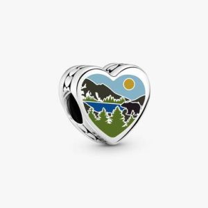 West Virginia Heart Charm