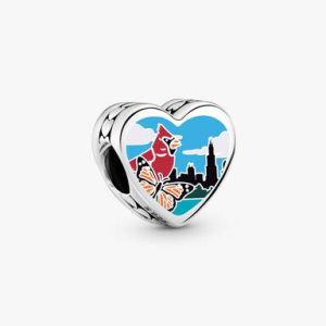 Illinois Heart Charm