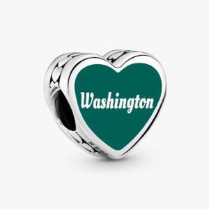 Washington State Scene Heart Charm
