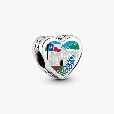 Texas Blue Bonnet Flag Charm