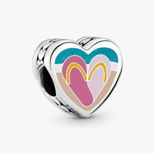 Beach Sandal Heart Charm