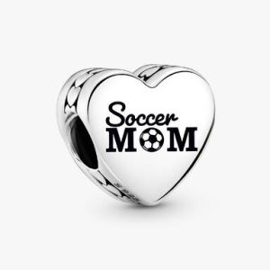 Soccer Mom Heart Charm