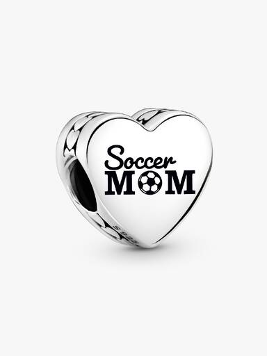 Soccer Mom Heart Charm