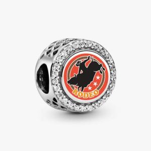 Rodeo Bucking Bull Charm