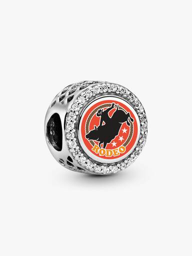 Rodeo Bucking Bull Charm