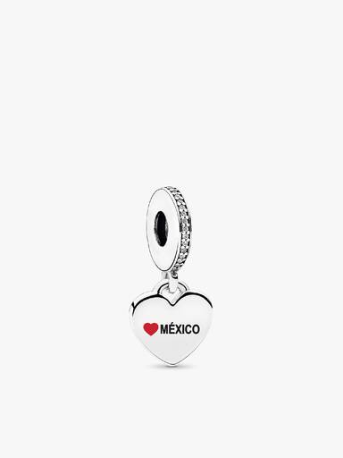 Mexico Flag Heart Charm - Image 2