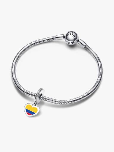 Colombia Flag Heart Charm - Image 2