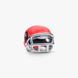 Red Football Helmet Charm