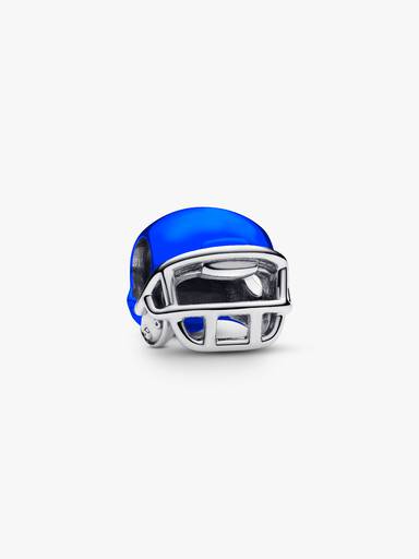 Royal Blue Football Helmet Charm