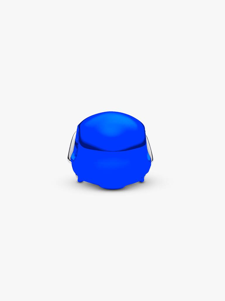 Royal Blue Football Helmet Charm - Image 2