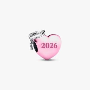 Graduation 2026 Pink Heart Charm