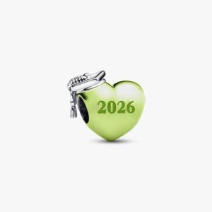 Graduation 2026 Green Heart Charm