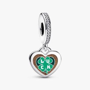 Clover Good Luck Dangle Charm