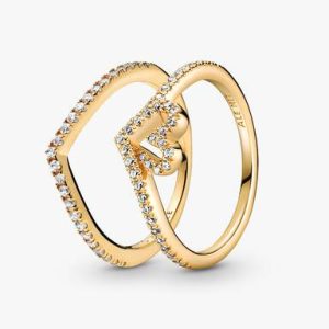 Better Together Wishbone Ring Set