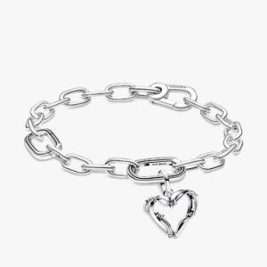 Barbed Wire Heart Bracelet Set