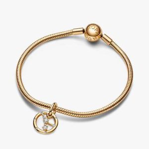 Cancer Zodiac Dangle Charm Bracelet Set