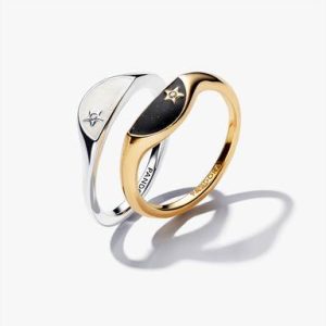 Pandora ME Day & Night Ring Set