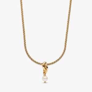 June Eternity Circle Dangle Charm Necklace Set