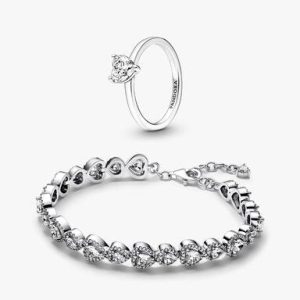 Halo Hearts Jewelry Set